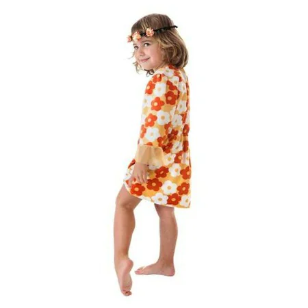 Costume for Children Flowers Hippie Orange by BigBuy Carnival, Kids & Toddlers - Ref: S2432009, Price: 14,98 €, Discount: %