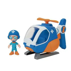 Helicóptero Blippi Figura Azul Naranja de BigBuy Fun, Aviones - Ref: S2432961, Precio: 29,72 €, Descuento: %