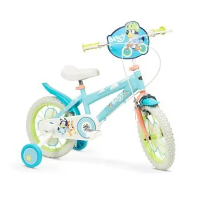 Children's Bike Bluey 14" Blue Green by Bluey, Kids' Bikes - Ref: S2433251, Price: 128,18 €, Discount: %