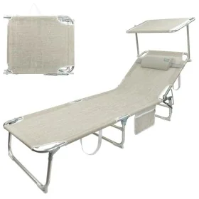 Chaise de plage Colorbaby Pliable Beige 188 x 58 x 30 cm de Colorbaby, Bains de soleil - Réf : S2433507, Prix : 60,29 €, Remi...