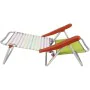 Chaise Pliante avec Repose-Tête 80 x 65 x 45 cm Multiposition A rayures de BigBuy Outdoor, Chaises pliantes - Réf : S2434139,...