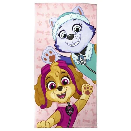 Beach Towel The Paw Patrol Pink 70 x 140 cm Microfibre by The Paw Patrol, Towels - Ref: S2434371, Price: 7,77 €, Discount: %