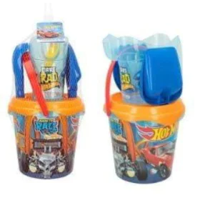 Conjunto de brinquedos de praia Hot Wheels Ø 18 cm de Hot Wheels, Brinquedos para caixas de areia e praia - Ref: S2434743, Pr...