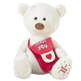 Peluche Oso 55 cm Blanco de BigBuy Kids, Animales y figuras - Ref: S2434959, Precio: 18,16 €, Descuento: %