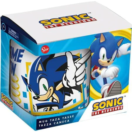 Caneca de Cerâmica Sonic 325 ml Infantil Cerâmica de Sonic, Canecas - Ref: S2435142, Preço: 6,73 €, Desconto: %