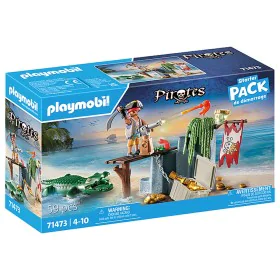 Playset Playmobil 71473 Crocodile Pirate 59 Pieces by Playmobil, Toy figures playsets - Ref: S2435554, Price: 17,61 €, Discou...