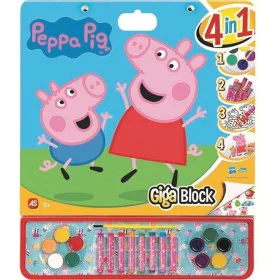 Dibujos para pintar Peppa Pig Pegatinas 4 en 1 de Peppa Pig, Etiquetas adhesivas y pegatinas - Ref: S2436124, Precio: 10,16 €...