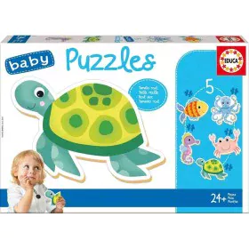 Set de 5 Puzzles Educa Infantil Animales acuaticos de Educa, Puzles encajables y rompecabezas - Ref: S2436211, Precio: 8,91 €...