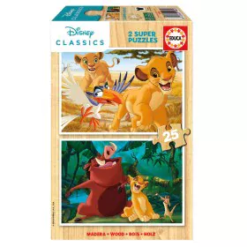 Set de 2 Puzzles The Lion King Classics 25 Peças de The Lion King, Puzzles - Ref: S2436214, Preço: 8,88 €, Desconto: %