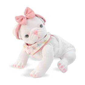 Fluffy toy Berjuan Anireal White Dog 35 cm by Berjuan, Animals and figures - Ref: S2439232, Price: 40,10 €, Discount: %