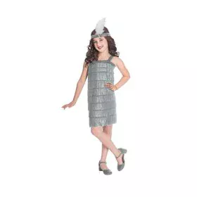 Fantasia para Crianças Silver Flapper 10-12 Anos Prateado (2 Peças) de BigBuy Carnival, Meninos - Ref: S2442185, Preço: 22,81...