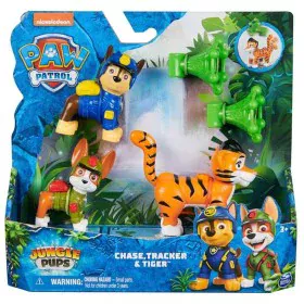 Set de voitures The Paw Patrol Jungle Pups - Chase & Tracker de The Paw Patrol, Poupées et figurines d'action - Réf : S244366...