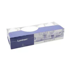 Lot de tasses avec soucoupes Luminarc 04998 (12 pcs) Blanc verre 220 ml (12 Pièces) de Luminarc, Tasses - Réf : S2700299, Pri...