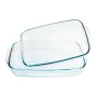 Ensemble de plats de cuisson au four Pyrex Classic Transparent Verre Borosilicaté (2 pcs) de Pyrex, Plats à rôtir - Réf : S27...