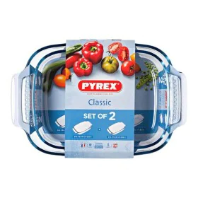 Conjunto de Travessas para Forno Pyrex Classic Transparente Vidro (2 pcs) de Pyrex, Tabuleiros de forno - Ref: S2700358, Preç...