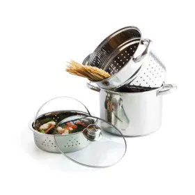 Batería de Cocina Quid (3 pcs) Acero Inoxidable de Quid, Juegos de sartenes y ollas - Ref: S2700671, Precio: 45,52 €, Descuen...