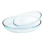 Set de Fuentes para Horno Ô Cuisine 334SA06 Transparente Vidrio (2 pcs) de Ô Cuisine, Bandejas para horno - Ref: S2701231, Pr...