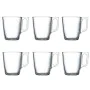 Set of Mugs Luminarc Nuevo (6 pcs) Transparent Glass 250 ml (6 Pieces) by Luminarc, Cups - Ref: S2701716, Price: 14,64 €, Dis...