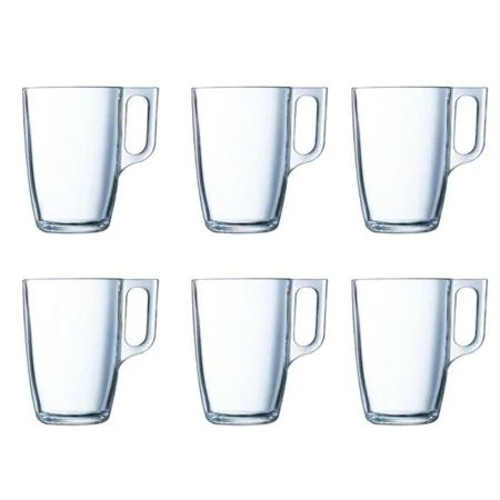 Set of Mugs Luminarc Nuevo Transparent Glass 320 ml (6 Pieces) by Luminarc, Cups - Ref: S2701717, Price: 14,98 €, Discount: %