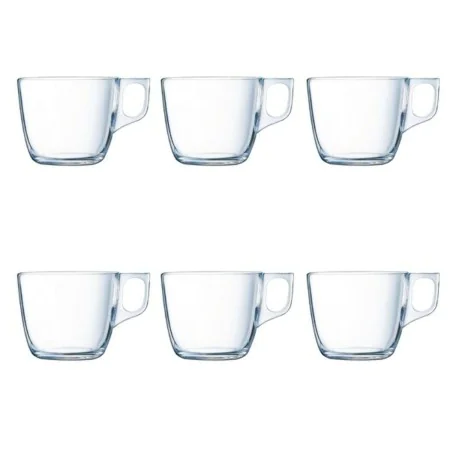 Ensemble de tasses à café Luminarc Nuevo Transparent verre 220 ml 6 Pièces (6 pcs) de Luminarc, Tasses - Réf : S2701720, Prix...