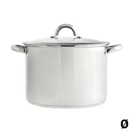 Olla con Tapa de Cristal Quid Metal Acero de Quid, Olla para estofados - Ref: S2701838, Precio: 29,52 €, Descuento: %