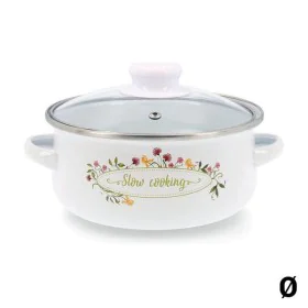 Cacerola con Tapa de Cristal Quid Memory Acero Esmaltado de Quid, Cacerolas - Ref: S2701840, Precio: 8,58 €, Descuento: %