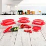 Fiambrera Ô Cuisine Rojo Vidrio de Borosilicato de Ô Cuisine, Almacenamiento de alimentos - Ref: S2701844, Precio: 9,44 €, De...