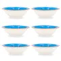 Bol Quid Vita Bleu Céramique 6 Unités (18 cm) de Quid, Bols et tasses - Réf : S2701950, Prix : 19,25 €, Remise : %