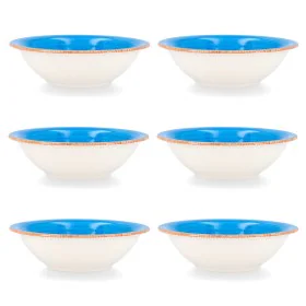 Bol Quid Vita Bleu Céramique 6 Unités (18 cm) de Quid, Bols et tasses - Réf : S2701950, Prix : 19,25 €, Remise : %