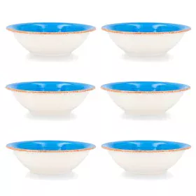 Bol Quid Vita Azul Cerámica 6 Unidades (18 cm) de Quid, Cuencos y tazones - Ref: S2701950, Precio: 19,25 €, Descuento: %