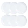 Plate set Luminarc Diwali 6 pcs White Glass 19 cm by Luminarc, Plates and dishes - Ref: S2702138, Price: 16,69 €, Discount: %