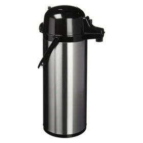 Thermos with Dispenser Stopper Quid Xylon Metal Steel (1,9 L) by Quid, Thermos flasks - Ref: S2702274, Price: 18,96 €, Discou...