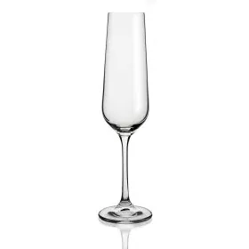 Calice da champagne Belia Bohemia Trasparente Vetro 6 Unità (20 cl) di Bohemia Crystal, Coppe da champagne - Rif: S2702480, P...