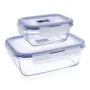 Set of lunch boxes Luminarc Pure Box Crystal Bicoloured (2 Pieces) by Luminarc, Food storage - Ref: S2702484, Price: 13,47 €,...