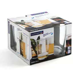 Set de Vasos Luminarc Sidra Transparente Vidrio (530 ml) (4 Unidades) de Luminarc, Vasos largos - Ref: S2702836, Precio: 6,20...