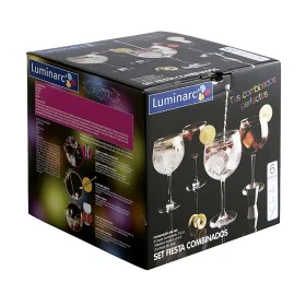 Set de Coctelería Luminarc Multicolor Vidrio 6 Piezas de Luminarc, Accesorios de decoración para cócteles - Ref: S2702839, Pr...