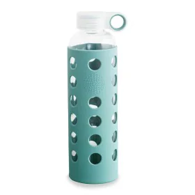 Bouteille Quid Quidate Verre Turquoise (0,6 L) de Quid, Gourdes - Réf : S2703419, Prix : 6,45 €, Remise : %