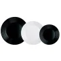 Assietes Luminarc 1900 verre Noir et blanc (18 Pièces) de Luminarc, Services complets - Réf : S2704089, Prix : 34,70 €, Remis...