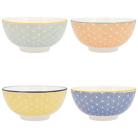 Bowl Quid Pippa Ceramic Multicolour (20 cm) (Pack 4x) by Quid, Bowls and large cups - Ref: S2704461, Price: 28,69 €, Discount: %