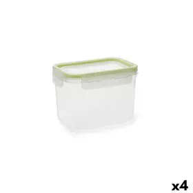 Boîte à lunch hermétique Quid Greenery Transparent Plastique Rectangulaire 1,05 L (4 Unités) de Quid, Stockage des aliments -...