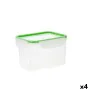 Hermetic Lunch Box Quid Greenery 1,8 L Transparent Plastic (Pack 4x) by Quid, Food storage - Ref: S2704472, Price: 26,09 €, D...