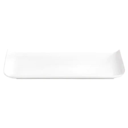 Plate Quid Chef Baguette Ceramic White (25 x 12 cm) (Pack 6x) by Quid, Plates and dishes - Ref: S2704516, Price: 32,74 €, Dis...