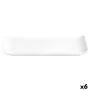 Plate Quid Chef Baguette Ceramic White (25 x 12 cm) (Pack 6x) by Quid, Plates and dishes - Ref: S2704516, Price: 32,74 €, Dis...