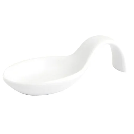 Colher para Cocktails Quid Chef Cerâmica Branco 10 x 5 cm (12 Unidades) (Pack 12x) de Quid, Pratos e fontes - Ref: S2704519, ...