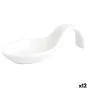 Cuillère à Cocktail Quid Chef Céramique Blanc 10 x 5 cm (12 Unités) (Pack 12x) de Quid, Plats et plateaux - Réf : S2704519, P...