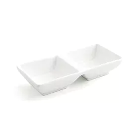 Bandeja de Aperitivos Quid Select Blanco Cerámica 15 x 7 cm (12 Unidades) (Pack 12x) de Quid, Platos y fuentes - Ref: S270452...