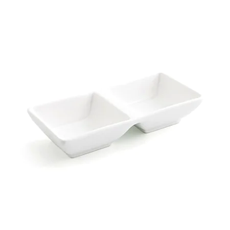 Tablett für Snacks Quid Select Weiß aus Keramik 15 x 7 cm (12 Stück) (Pack 12x) von Quid, Teller und Schüsseln - Ref: S270452...