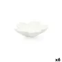 bandeja de aperitivos Quid Select Branco Cerâmica Flor (6 Unidades) (Pack 6x) de Quid, Pratos e fontes - Ref: S2704527, Preço...