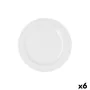 Dessert dish Bidasoa Glacial Ala Estrch White Ceramic 20 cm (6 Units) (Pack 6x) by Bidasoa, Plates and dishes - Ref: S2704538...