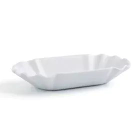 Snack tray Quid Gastro Fun White Ceramic 20,5 x 11 x 3,5 cm (12 Units) (Pack 12x) by Quid, Plates and dishes - Ref: S2704603,...